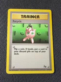 Pokemon TCG Recycle Fossil 61 Regular Unlimited Common NM - Image 1