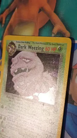 Pokemon TCG Dark Weezing Holo Rare Unlimited 14/82 Team Rocket English 2000 - Image 2