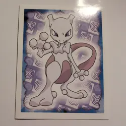 Pokemon - Mewtwo - Topps Merlin Sticker - Series 1 - #150/240 - 1999 - Image 1