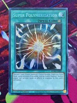 Yugioh Super Polymerization BLMR-EN089 Secret Rare NM - Image 1