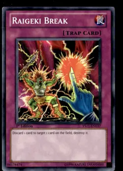 Yu-Gi-Oh Raigeki Break Starter Deck Yugi YS11-EN037 1st Edition - Image 1