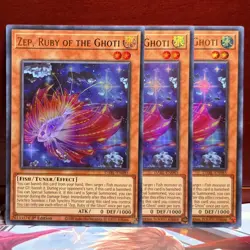 Yu-Gi-Oh! 3x *** Zep, Ruby Of The Ghoti*** DABL-EN085~ 1st Ed~Ultra Rare~L@@K - Image 1