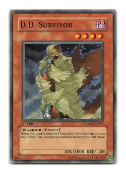 D.D. Survivor - SDDE-EN014 1st Edition - YuGiOh-MP - Image 1