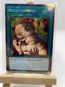 Yugioh! 1x Metamorphosis RA04-EN123 Platinum Secret Rare 1st Ed NM - Image 1