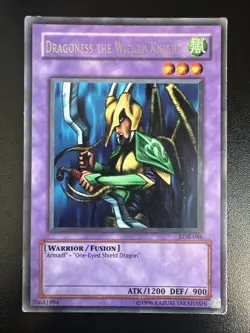 Dragoness the Wicked Knight LOB-EN086 Rare Unlimited HP - Image 1