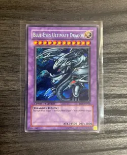 Yu-Gi-Oh Vintage Blue-Eyes Ultimate Dragon JMP-EN005 Secret Rare NM - Image 1