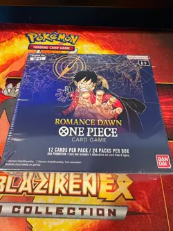 One Piece OP-01 Romance Dawn Booster Box BLUE BOTTOM English WAVE 1 NEW SEALED - Image 1