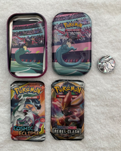 Pokemon Galar Power Dragapult Mini Tin Cosmic Eclipse Rebel Clash - Image 1