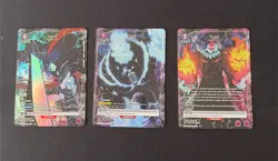 Solo Leveling Union Arena Lot of 3 Alternate Art - Igris, Tusk, Tank NM - Image 1