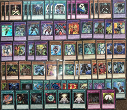 YuGiOh 70 Card Sleeved Jaden Elemental Hero Neos Deck w/Extra & Side - Image 1