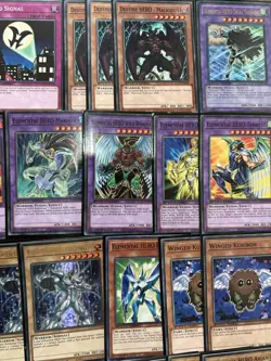 YuGiOh 70 Card Sleeved Jaden Elemental Hero Neos Deck w/Extra & Side - Image 4