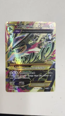Pokemon TCG M Rayquaza EX Full Art Ultra Rare Ancient Origins Card 98/98 - Image 2