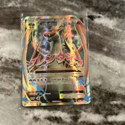 Pokemon M Charizard EX Full Art Ultra Rare Holo 13/108 Evolutions Card TCG - Image 1
