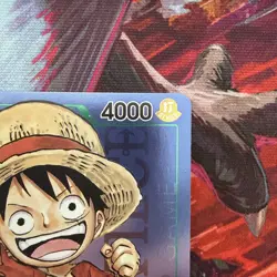 Monkey D. Luffy P-037 One Piece Promo Card TCG 1st Anniversary Stamped - Image 2