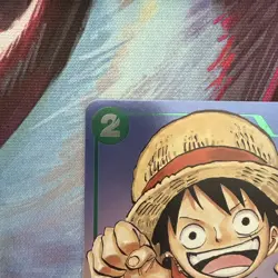Monkey D. Luffy P-037 One Piece Promo Card TCG 1st Anniversary Stamped - Image 3