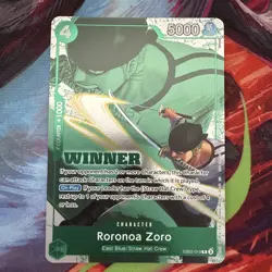 Roronoa Zoro (Winner Pack 2025 Vol. 3) EB02-019 One Piece Promotion Card - MINT - Image 1