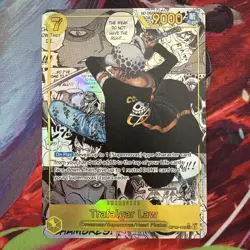 One Piece CCG Trafalgar Law Royal Blood Foil Card OP10-119 Manga English - Image 1