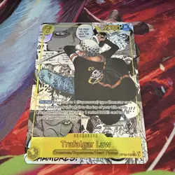 One Piece CCG Trafalgar Law Royal Blood Foil Card OP10-119 Manga English - Image 2