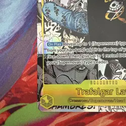 One Piece CCG Trafalgar Law Royal Blood Foil Card OP10-119 Manga English - Image 5