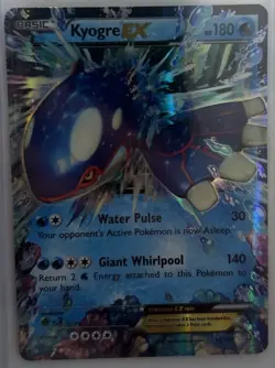 Kyogre EX 54/160 XY - Primal Clash Ultra Rare Holo Full Art 180 HP Pokemon Card - Image 1
