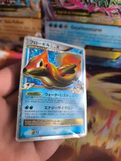 Pokemon Karte Card Holo Bojelin Floarzel G LV. X Rising Rivals japanese Lv. X LP - Image 2