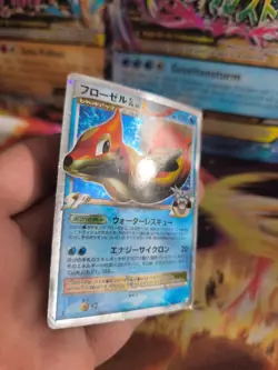 Pokemon Karte Card Holo Bojelin Floarzel G LV. X Rising Rivals japanese Lv. X LP - Image 3