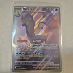 Pokemon Aurorus 092/088 POR 170 HP Rare Full Art Ability Holo Stage 2 Card - Image 2