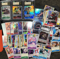 ONE PIECE TCG CGC Graded 10 Gem Mint Pristine C R SR Cards Foils Trading Cards - Image 2