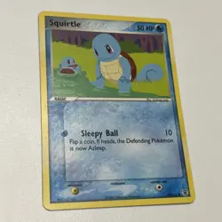 Pokemon Card Squirtle 82/112 EX Fire red & Leaf Green 2004 NM - Image 1