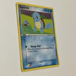 Pokemon Card Squirtle 82/112 EX Fire red & Leaf Green 2004 NM - Image 3