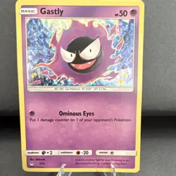 Pokemon TCG Gastly McDonald's 2019 007/012 Basic 50 HP Promo Holo English Card - Image 1