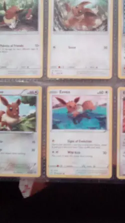 Pokemon TCG Eevee Lot 2019-2021 Sun & Moon, Sword & Shield 12 Regular Cards - Image 1