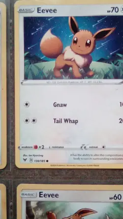 Pokemon TCG Eevee Lot 2019-2021 Sun & Moon, Sword & Shield 12 Regular Cards - Image 3