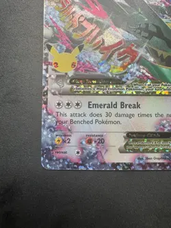 Pokemon TCG M Rayquaza EX Celebrations Classic Collection Holo Ultra Card 76/108 - Image 3