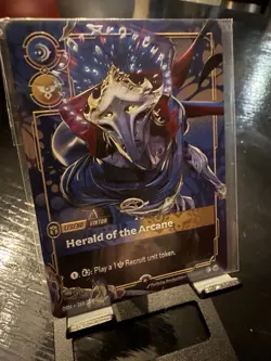 Riftbound Viktor, Herald of the Arcane METAL CARD Prize Wall Promo - Image 1