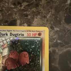 Pokemon TCG Dark Dugtrio Team Rocket 6/82 Unlimited Holo Rare 50 HP Stage 1 MINT - Image 4