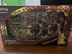 Pokemon TCG: Crown Zenith Premium Playmat Collection Box Morpeko V-Union Sealed - Image 1