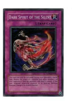 Yugioh- 1X Dark Spirit of the Silent - Super Rare - Unlimited - LON-EN079 - NM - Image 1