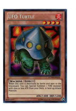 Yugioh- 1X UFO Turtle - Secret Rare - Unlimited - LCYW-EN233 - Near Mint - Image 1