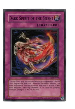 Yugioh- 1X Dark Spirit of the Silent - Super Rare - Unlimited - LON-079 - NM - Image 1