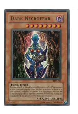 Yugioh- 1X Dark Necrofear - Ultra Rare - Unlimited - LON-065 - Near Mint - Image 1