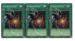 Yugioh- 3X Fusion Weapon - Common - Unlimited - SOD-EN047 - Light Play - Image 1