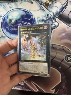 (YCL) Yugioh! Number 53: Heart-eartH CBLZ-EN046 Ultimate Rare 1st Edition VLP - Image 4