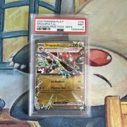 2025 Pokemon Play Prize Series 6 Dragapult Ex #130 PSA 9 - Image 1