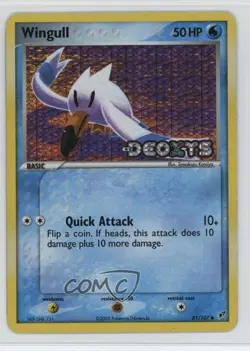 Wingull Reverse Foil Pokemon EX Deoxys #81 2005 - Image 1