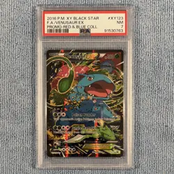 Venusaur EX XY123 Pokemon TCG XY Black Star Promo Full Art Foil PSA 7 - Image 1