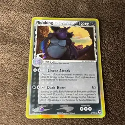 Nidoking (Delta Species) 6/101 Dragon Frontiers Holo 2006 Pokemon LP- - Image 1