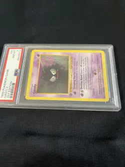 1999 Pokemon Game #50 Gastly PSA 8 1st Edition - Image 5
