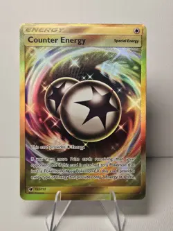Counter Energy 122/111 SM Crimson Invasion Secret Rare NM Pokemon TCG - Image 1