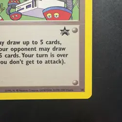 Pokemon Vintage Computer Error (Rocket's Secret Machine) 16/53 Wotc Promo 2000 - Image 4